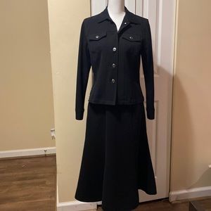 ❤️❤️George ME Designs By MARK EISEN Black Skirt With Zipper - 8